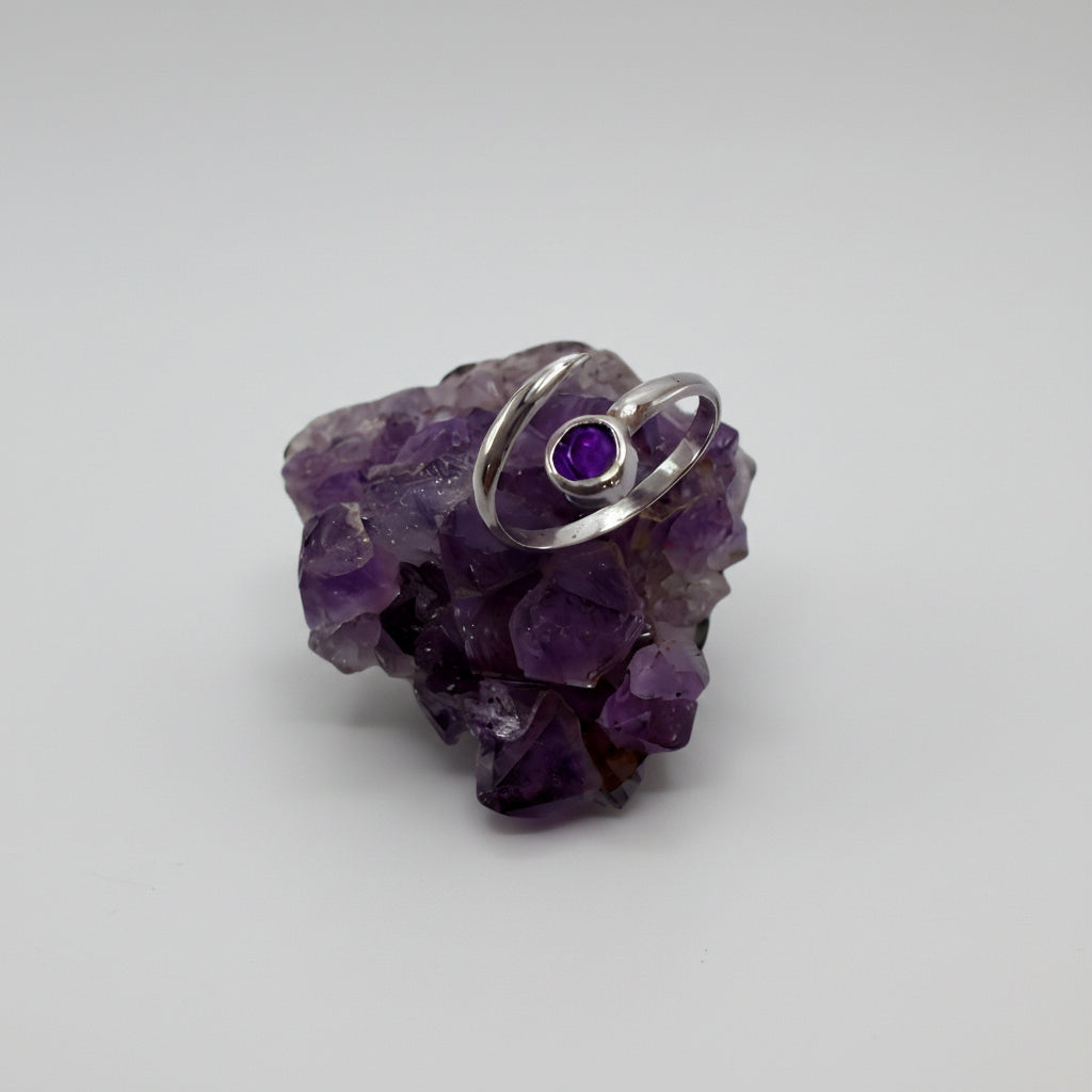 Anillo amatista