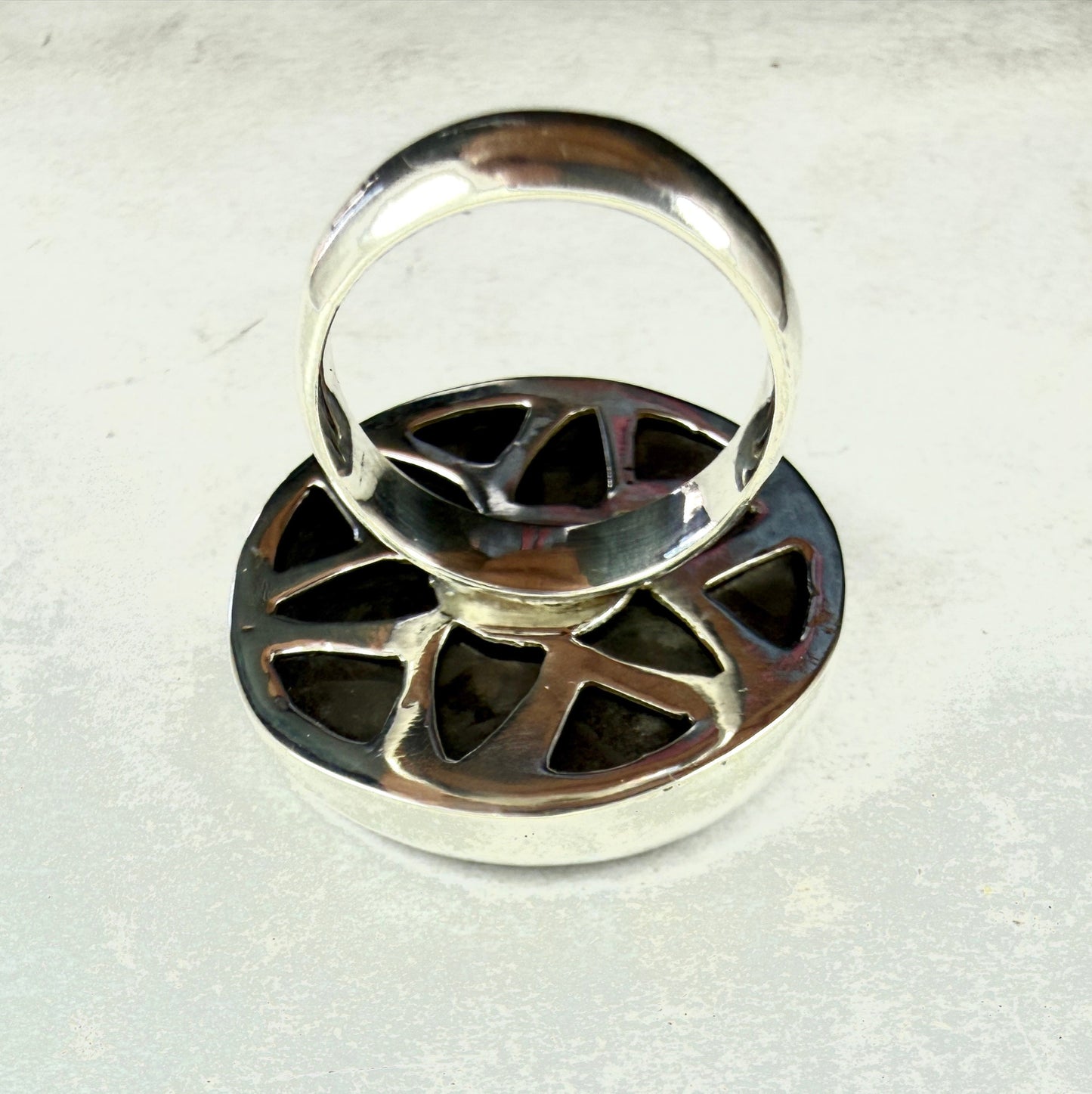 Anillo obsidiana