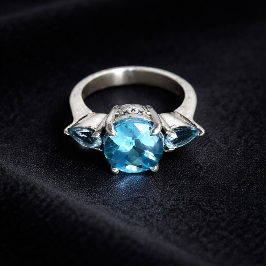 Anillo topacio