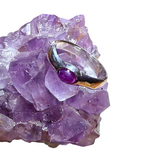 Anillo Cuarzo rosado