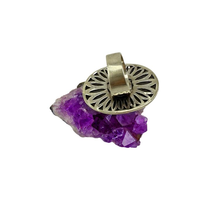 Anillo calado con piedra onix