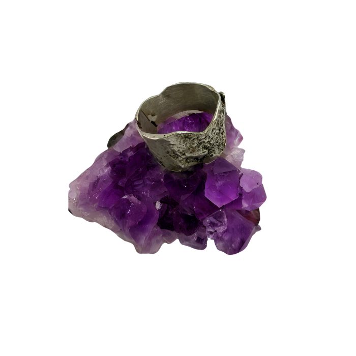 Argolla hombre reticulada