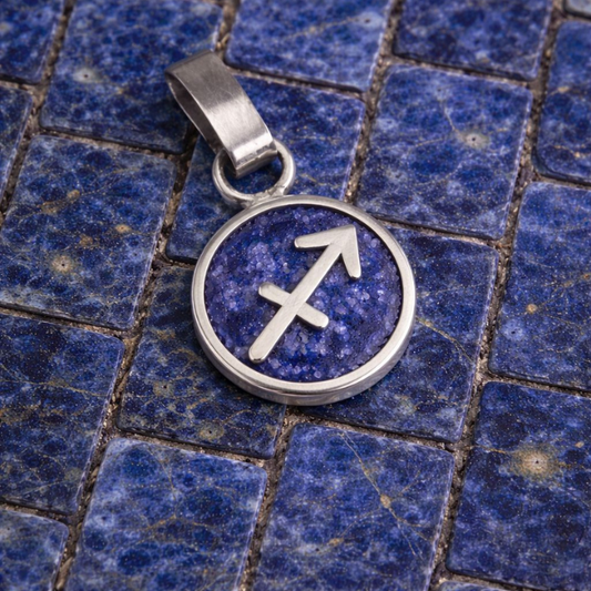 Dije sagitario lapislázuli