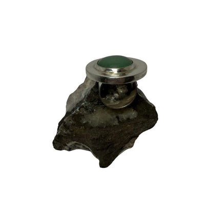 Anillo engaste bisel JADE