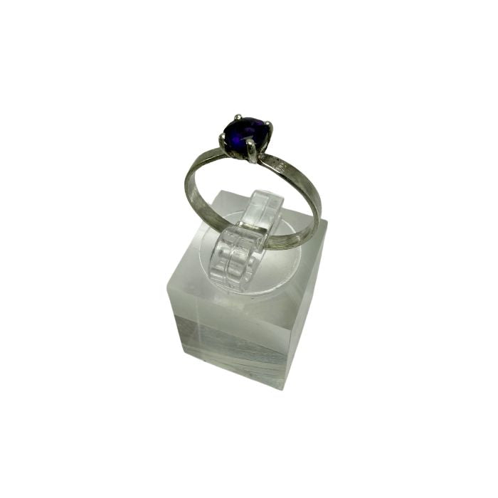 Anillo canasta amatista