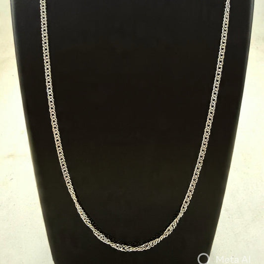 Cadena tejido esterlina