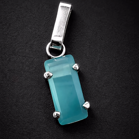 Dije Calcedonia azul